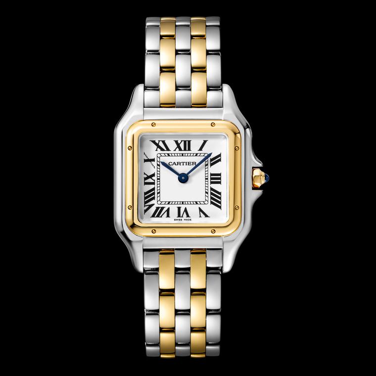 Panthère de Cartier watch n steel and yellow gold