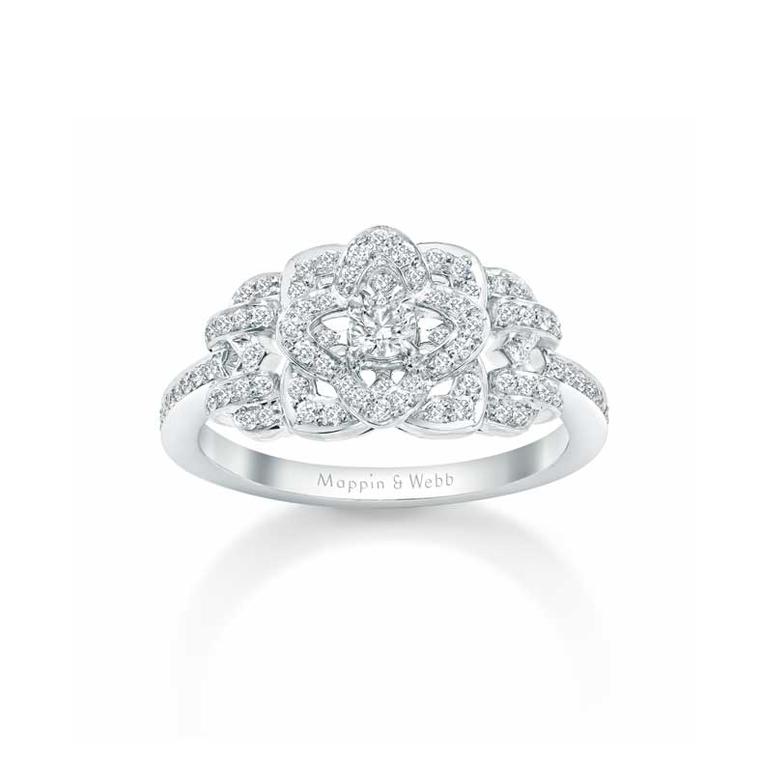 Floresco white gold and diamond ring Mappin Webb The