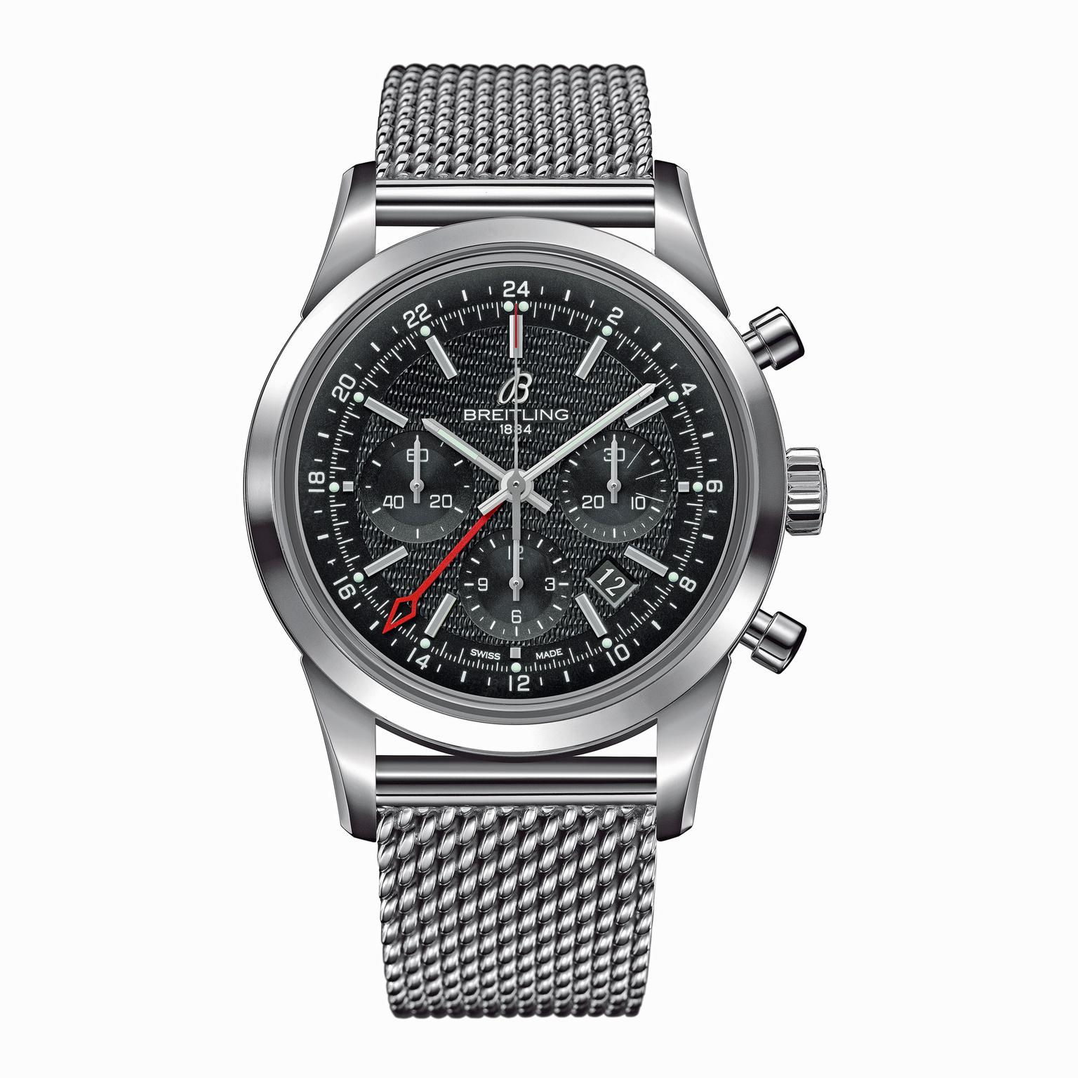 Breitling Transocean Chronograph GMT watch