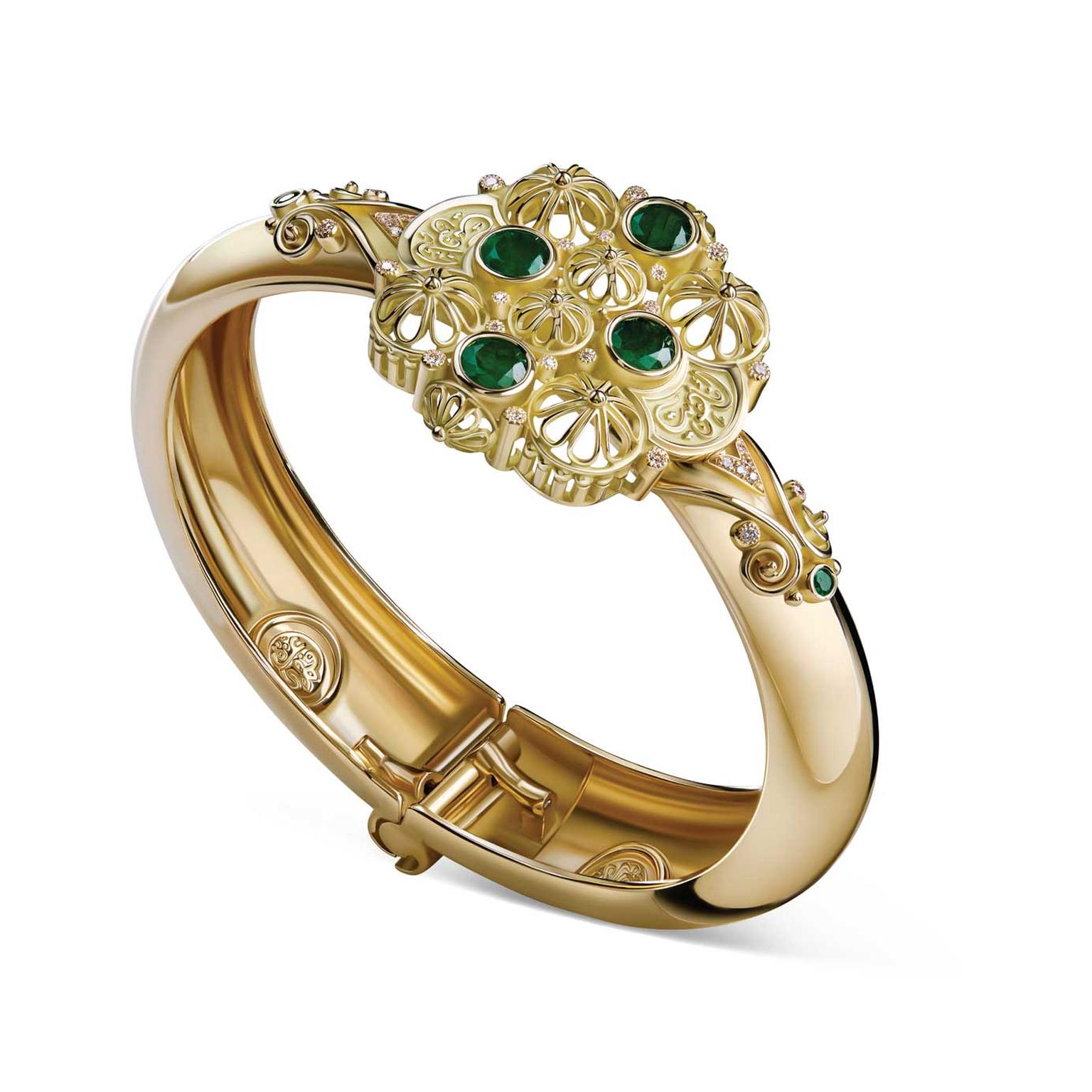Enchantment Ottoman bracelet Azza Fahmy Jewellery Wonders of Nature:Reimagined