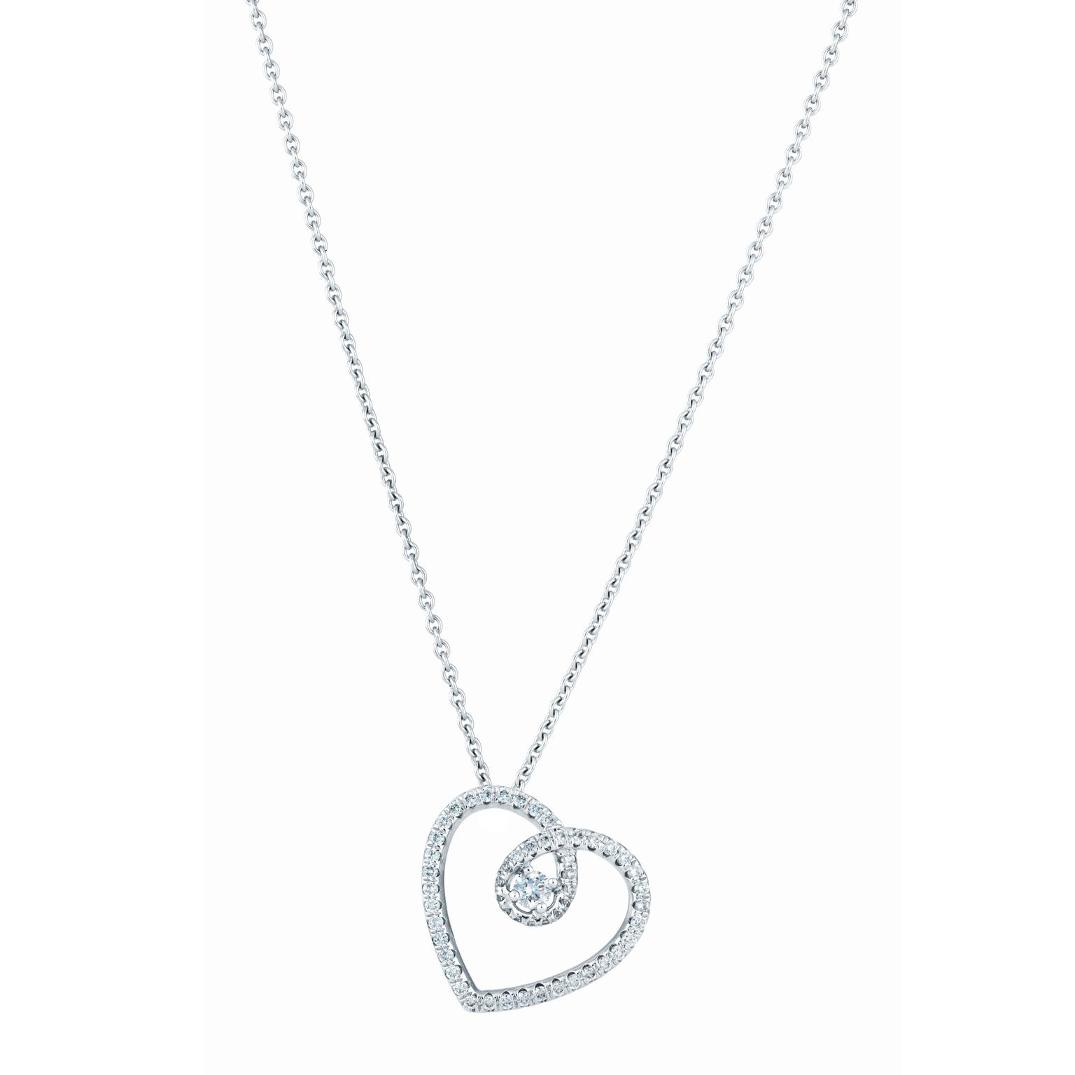 De Beers Heart pendant