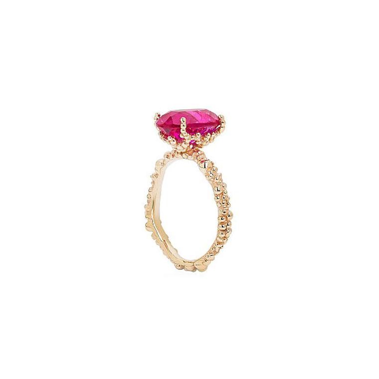 Ornella Iannuzzi ruby coralline ring