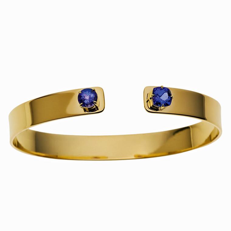 Jemma Wynne tanzanite open cuff 