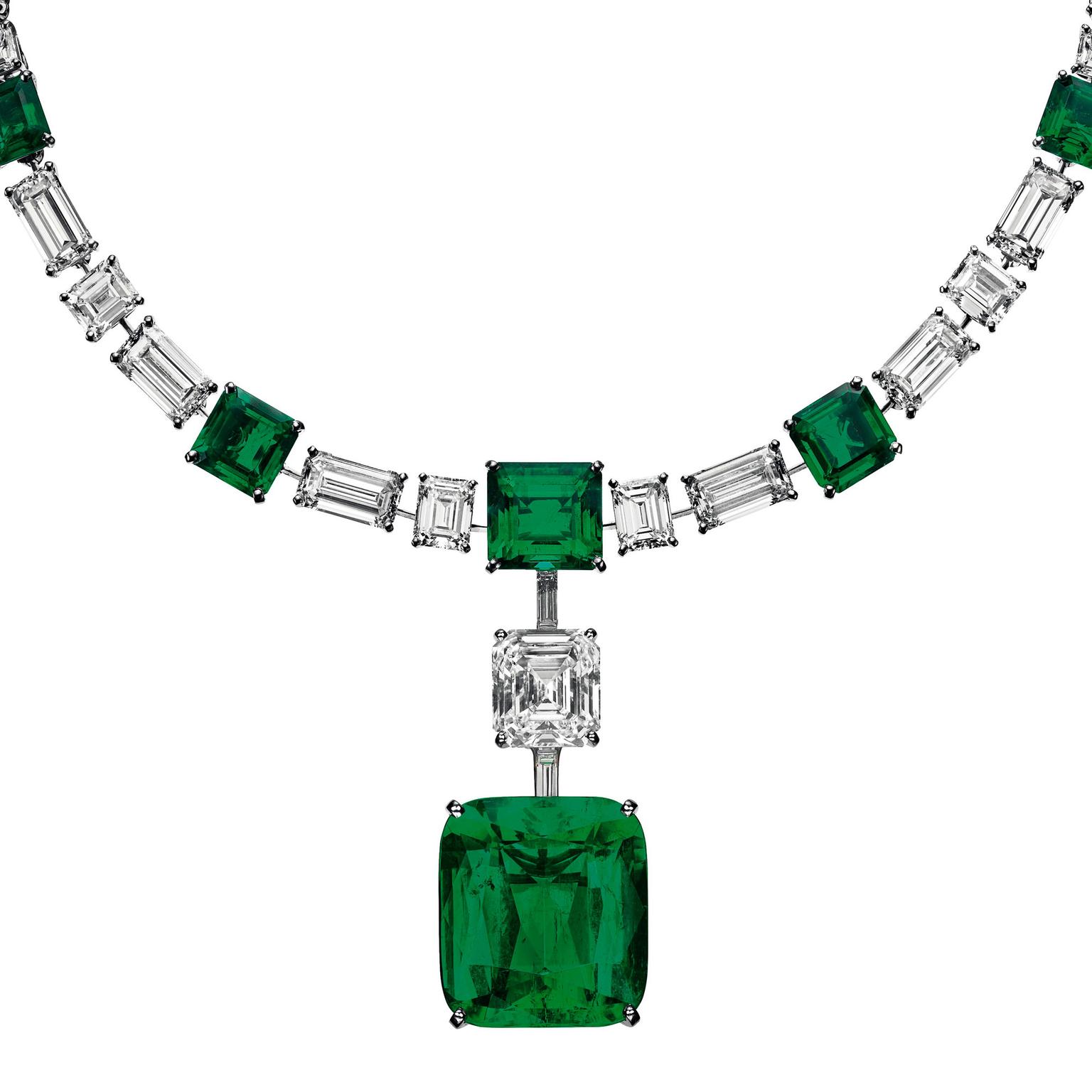 Cartier top green necklace