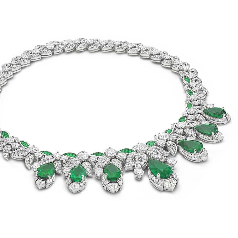 Bulgari Acanthus Emerald necklace Bulgari Mediterranea