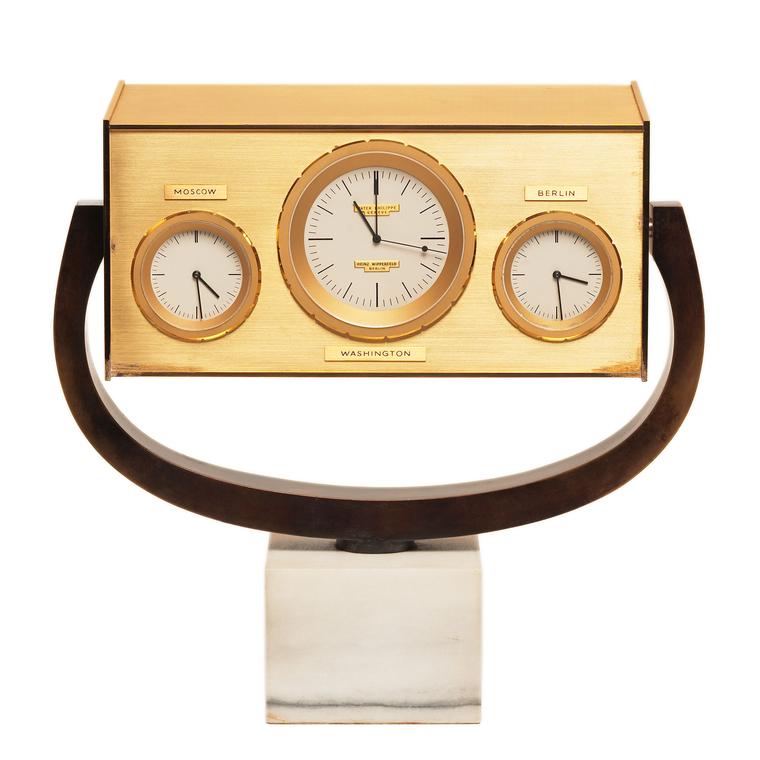 John F. Kennedy table clock