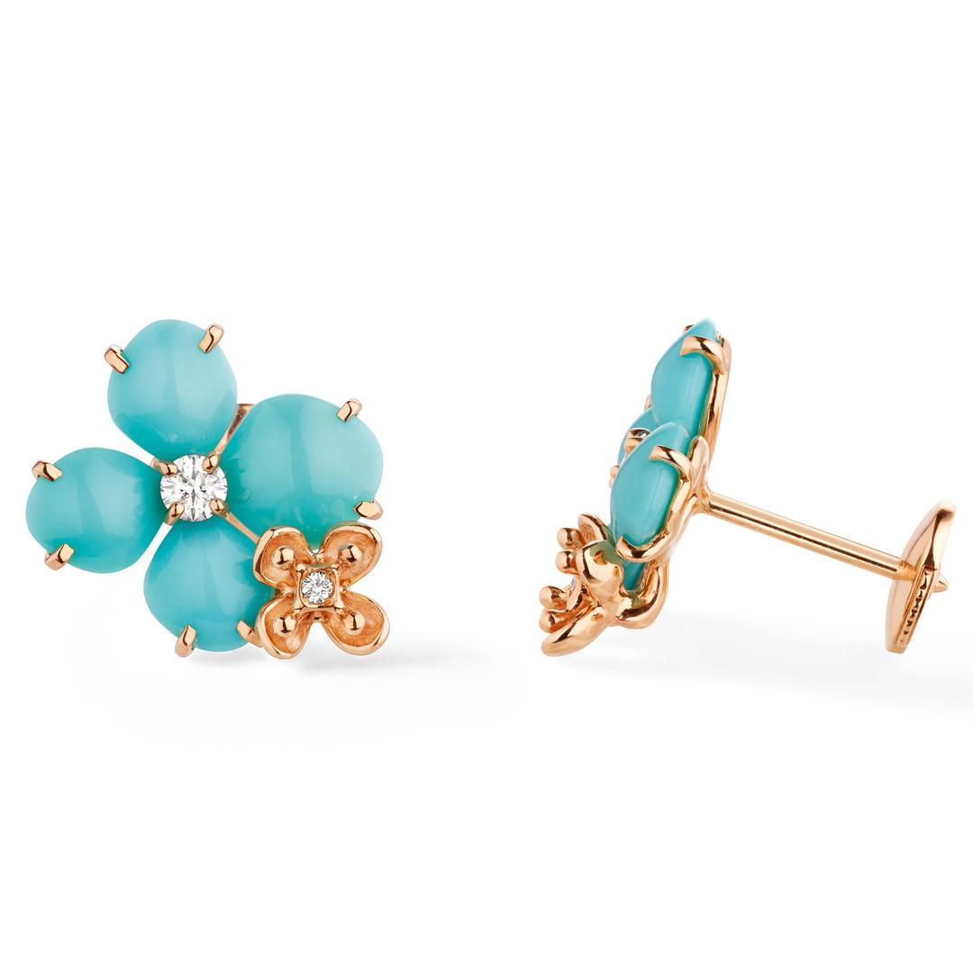 Hortensia Eden turquoise earrings | Chaumet | The Jewellery Editor