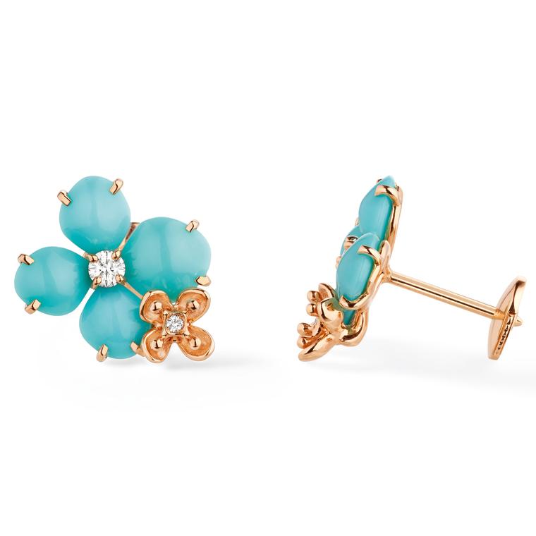 Chaumet turquoise Hortensia earrings