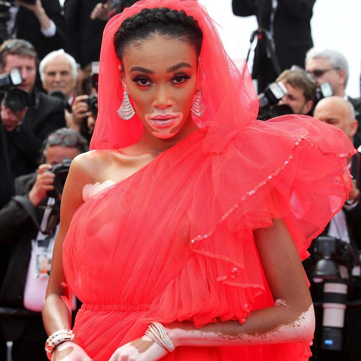 Winnie Harlow in de GRISOGONO jewels Cannes 2019