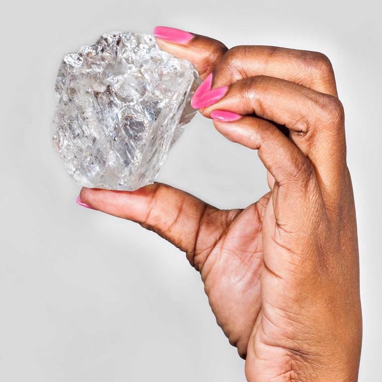 The 1,111 carat Karowe AK6 rough diamond