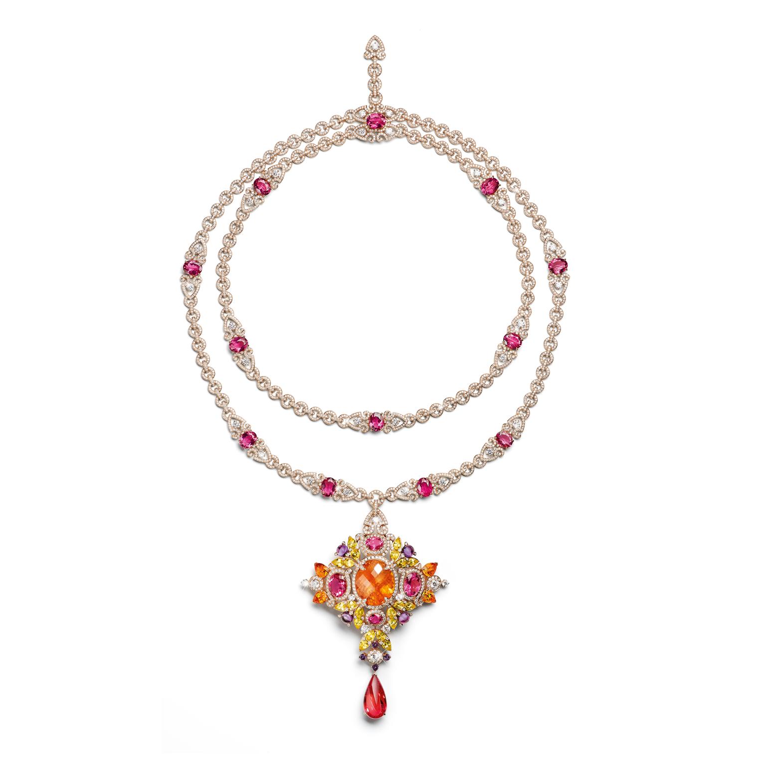 Giampiero Bodino Rosa De Venti Mandarin Garnet necklace