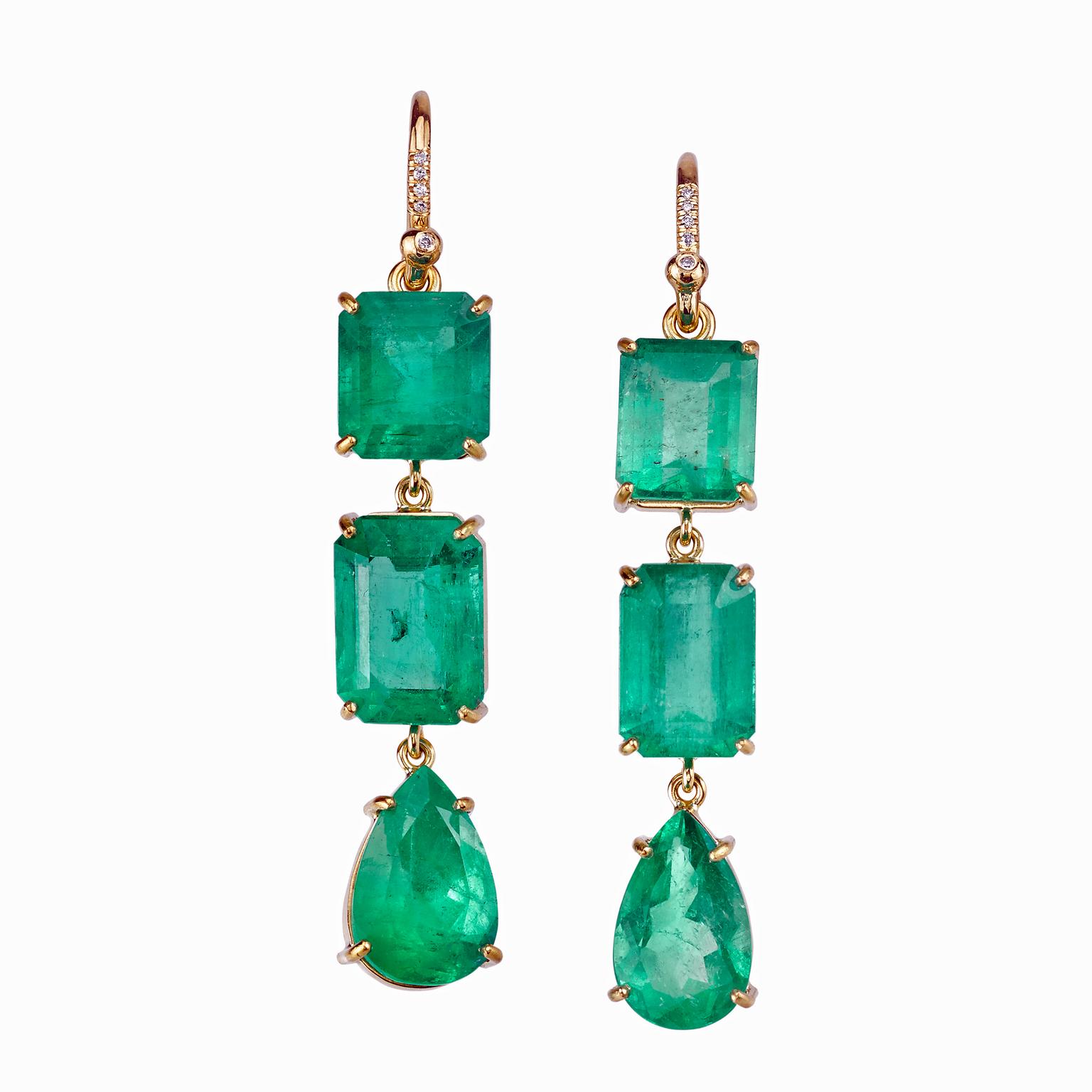 Irene Neuwirth emerald earrings