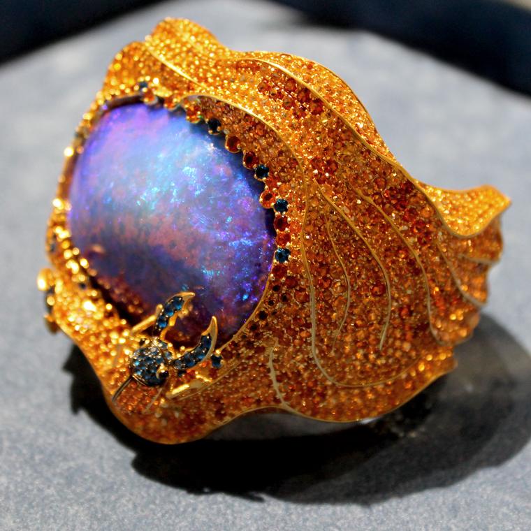 Lydia Courteille Sahara Boulder opal cuff
