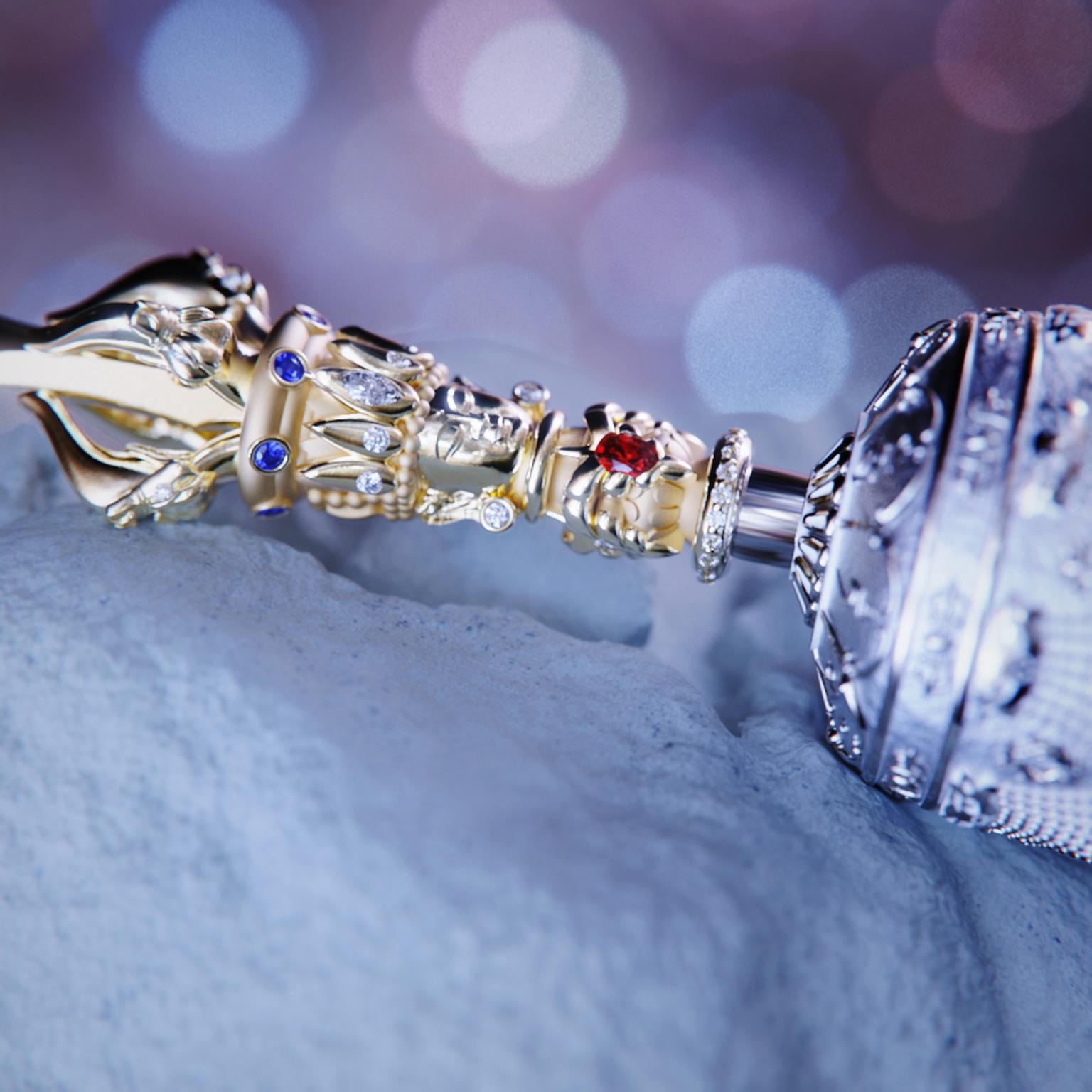 Recreaction of an ancient buddhist bell designed by Solitaire x Alex Armen