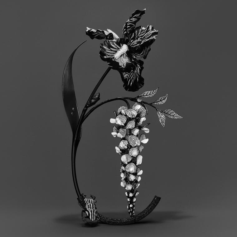 Impermanence high jewellery collection by Boucheron. Composition No3