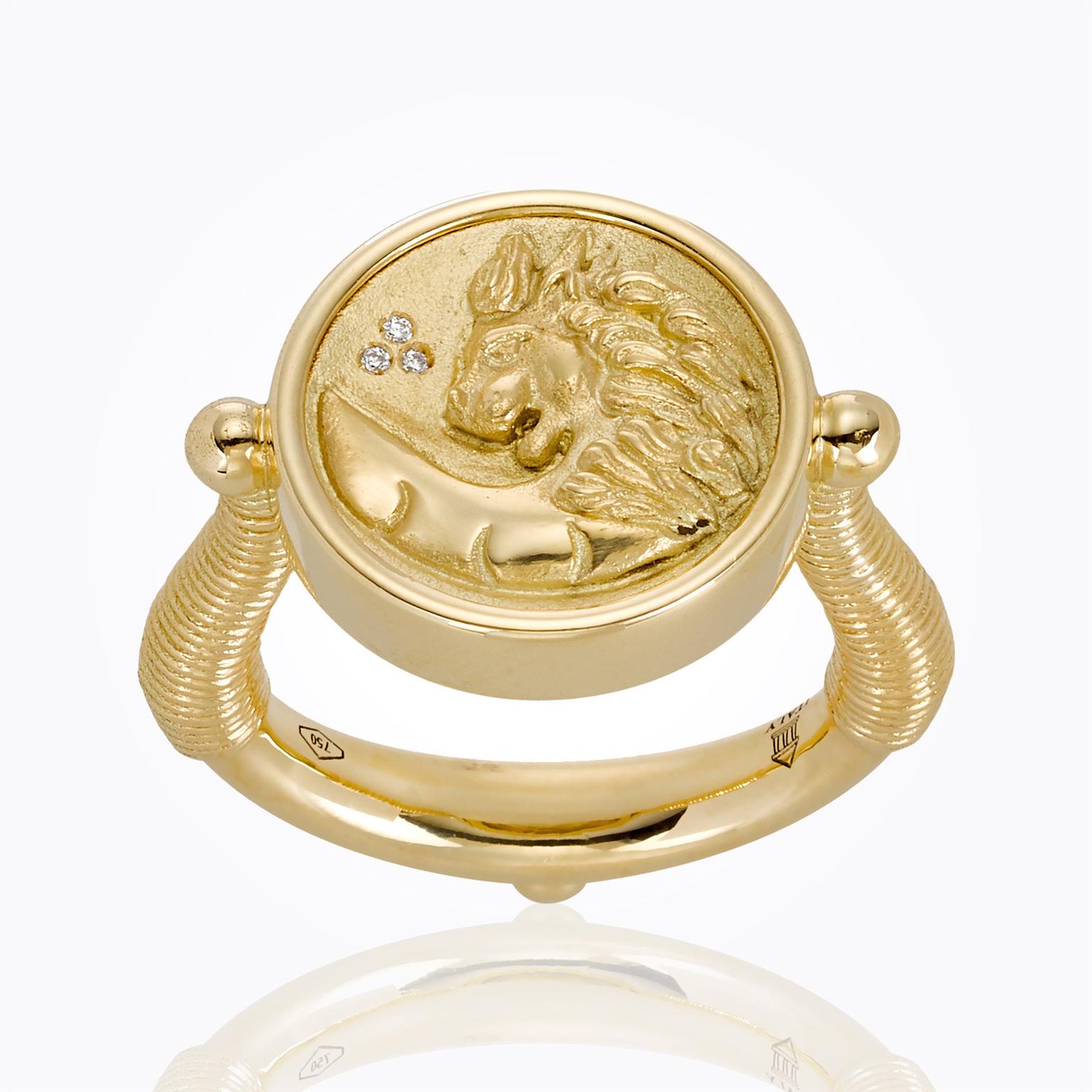 Angry Lion Ring - Etsy