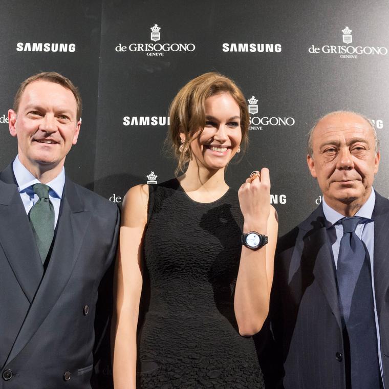 David Lowes and Fawaz Gruosi - Samsung de Grisogono press conference