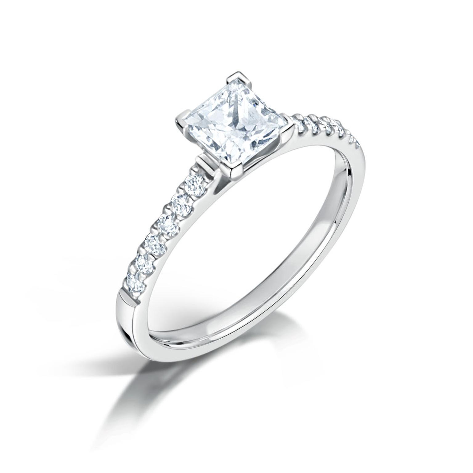 Arctic Circle Fairtrade gold engagement ring