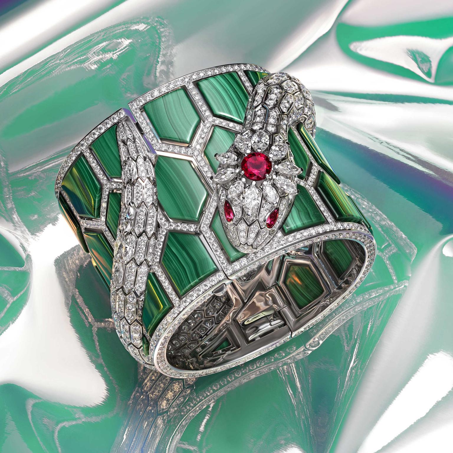 Serpenti Misteriosi My Handcuff watch from Bulgari Wild Pop high jewellery 2018