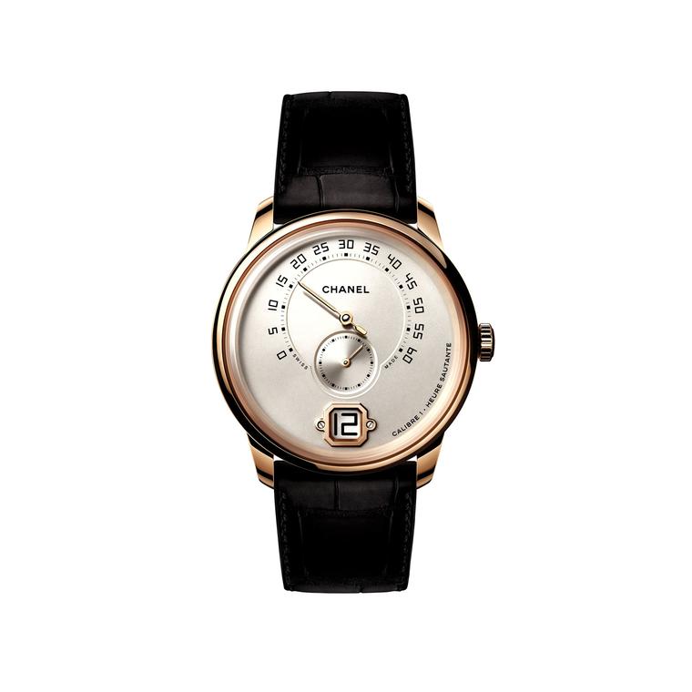 Monsieur de Chanel watch in beige gold