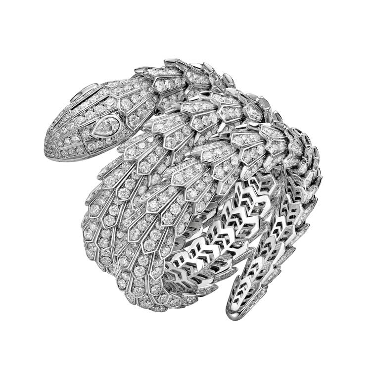 Bulgari High jewellery Serpenti bracelet worn by Bella Hadid