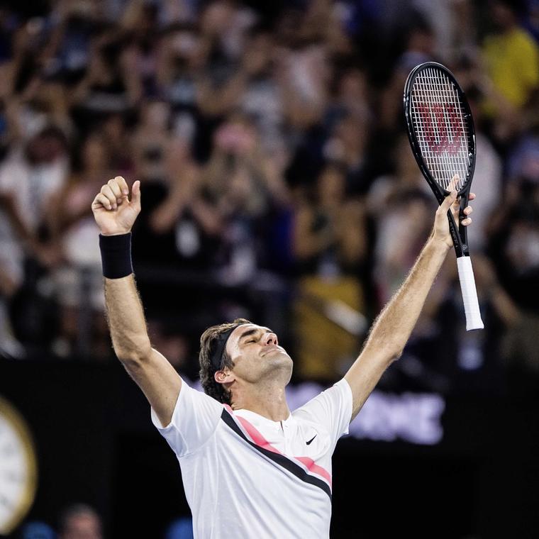 Roger Federer wins his sixth Australian Open title and his 20th Grand Slam men’s singles title