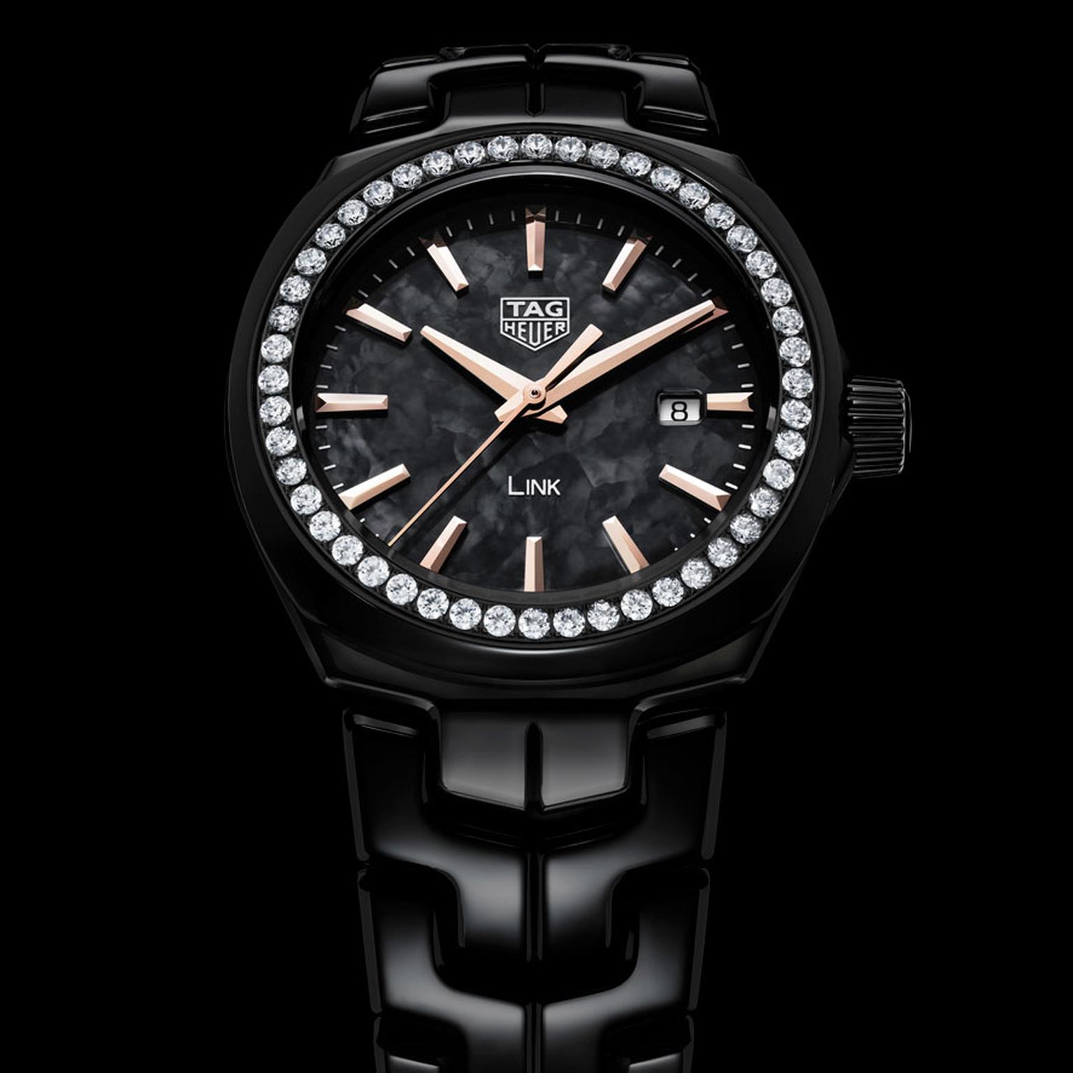 Black ceramic sale tag heuer