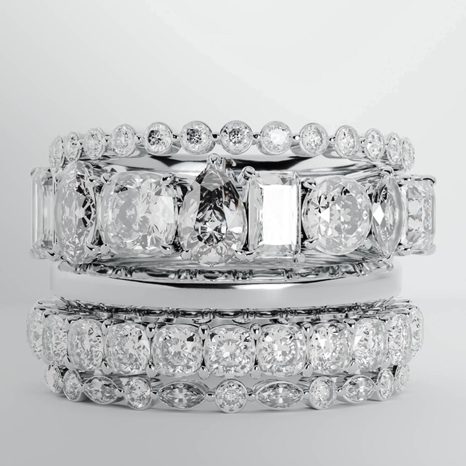 Regal eternity rings