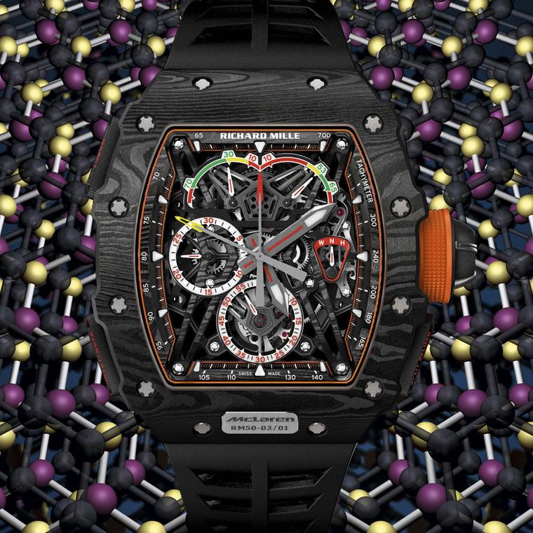 Richard Mille RM 50-03 McLaren F1 watch frontview