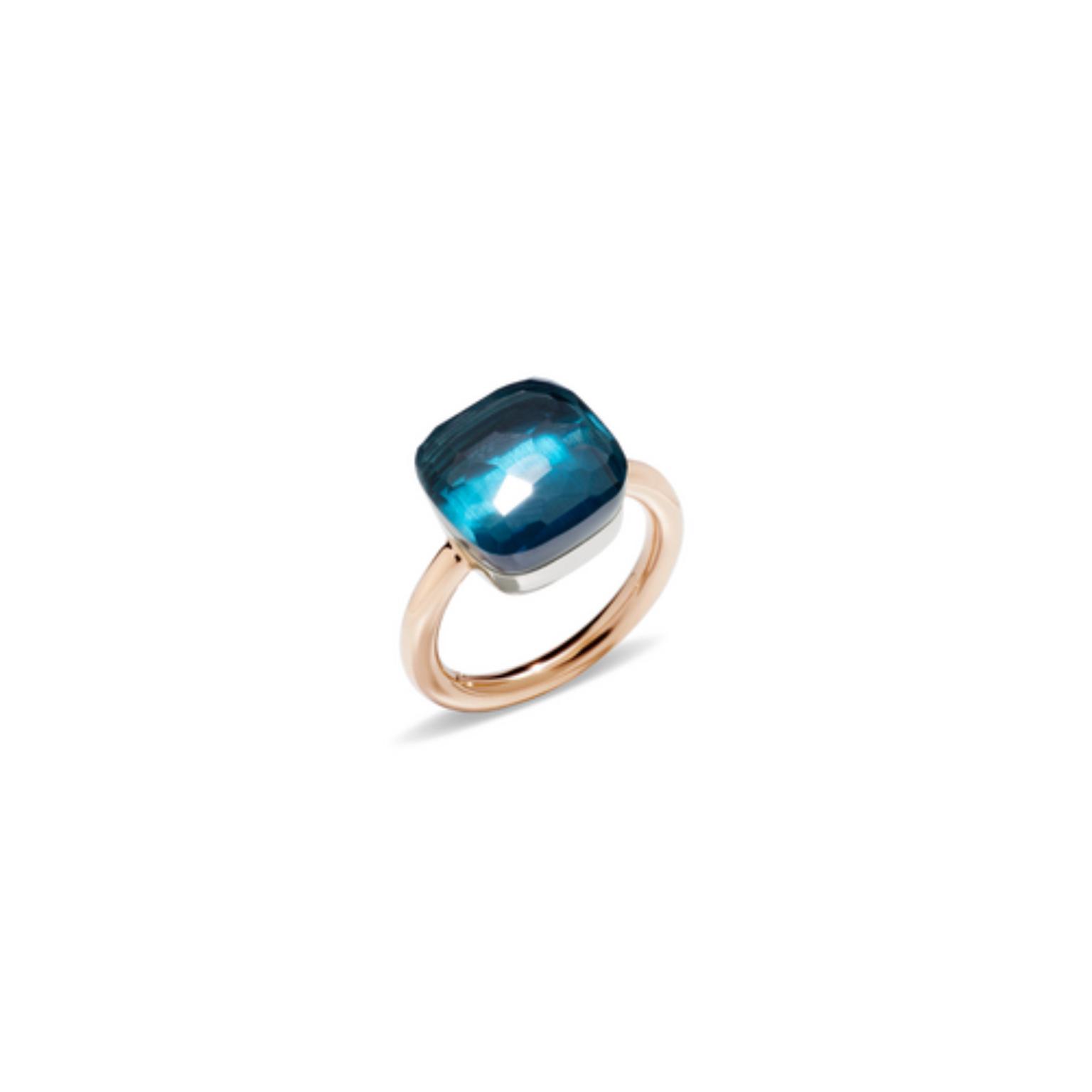 Pomellato Blue London Topaz large ring