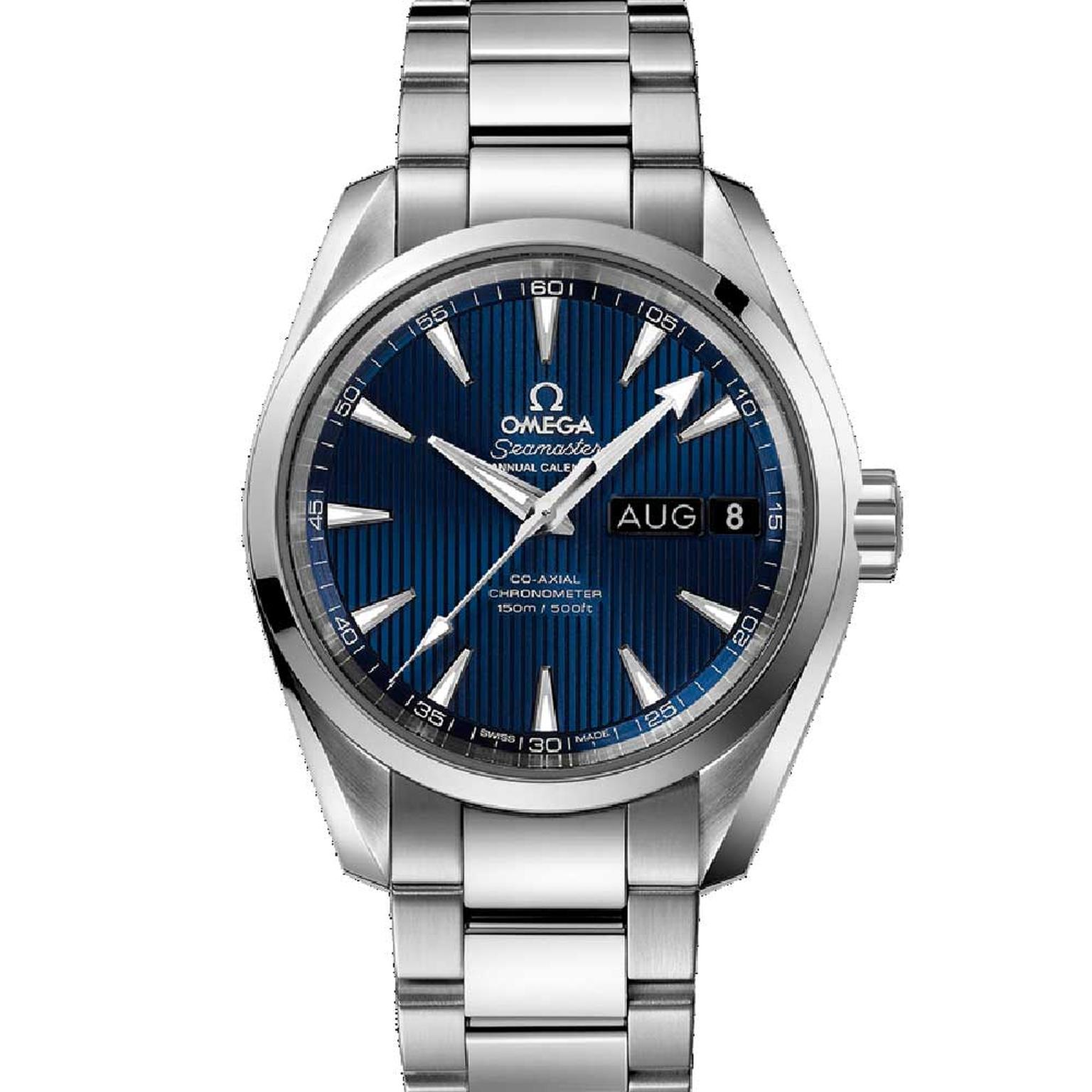 Seamaster Aqua Terra Annual Calendar Watch Omega The Jewellery Editor
