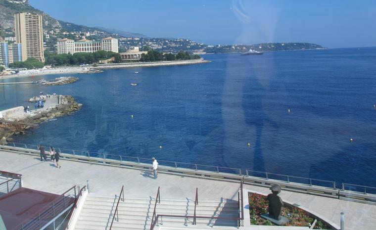 Show with a view: the sea is never far in Monaco and just a step away from the Grimaldi Forum where the WPHH is held.