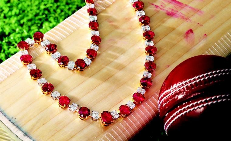 LOT 2822. Ruby and diamond necklace. EST 9,500,000 - 12,000,000 HKD