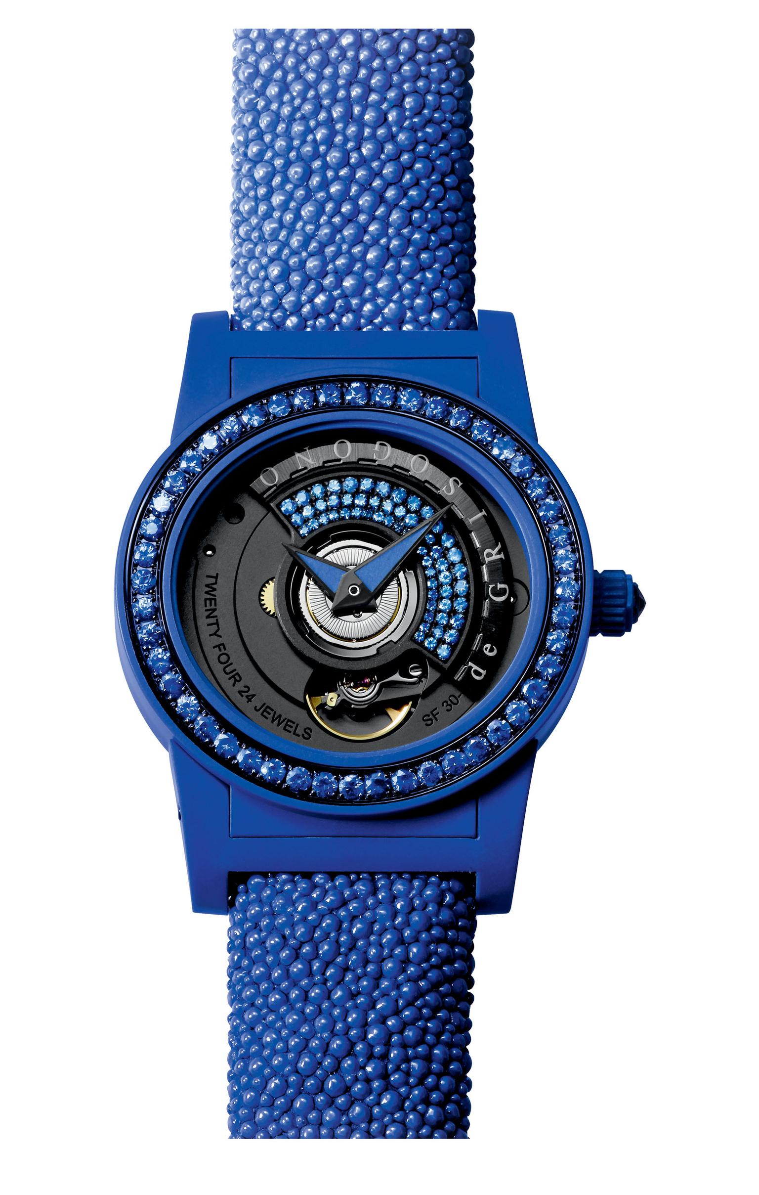 New Louis Vuitton Tambour Bijou Secret watches in colour-popping