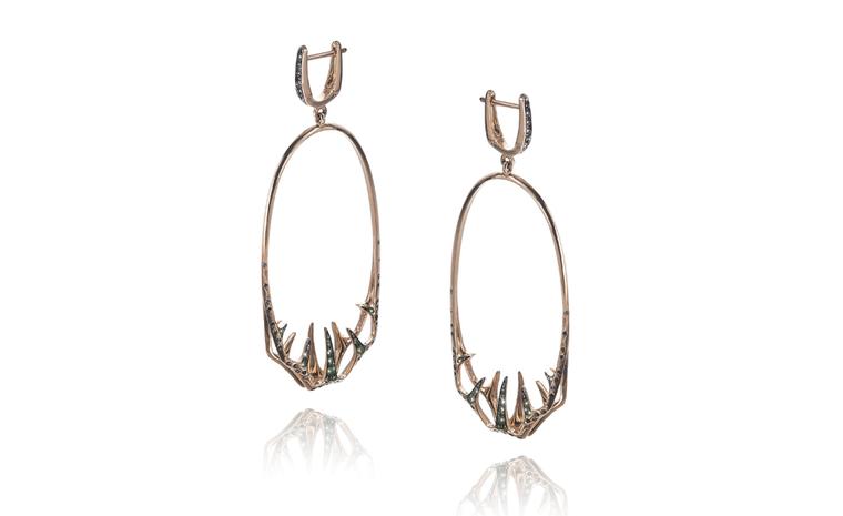 Venus Fly Trap Hoop Earring.  £3952