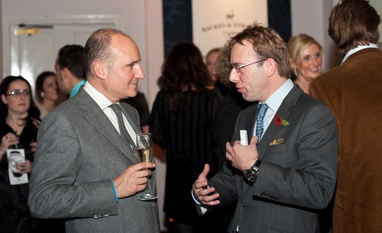 Salon QP 2010 with James Gurney (right), the man behind UK's only watch show.