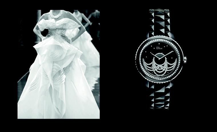 Dior VIII Grand Bal Broderie with diamonds in lace patterns. POA.