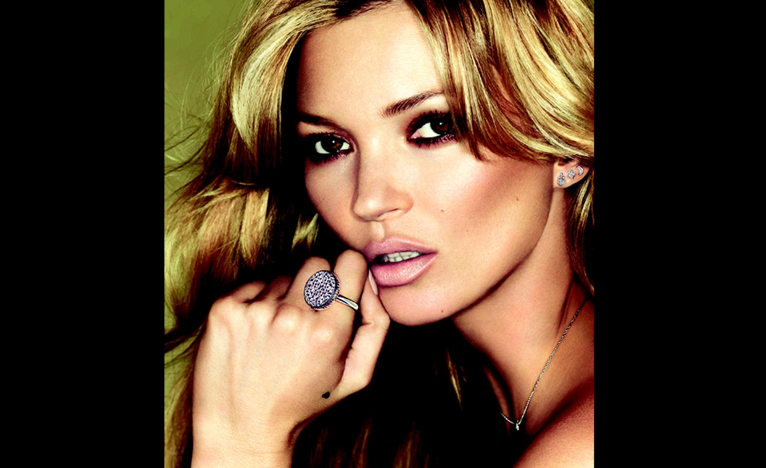 Kate Moss has designed a range of jewels for Fred inspired by her tattoos.