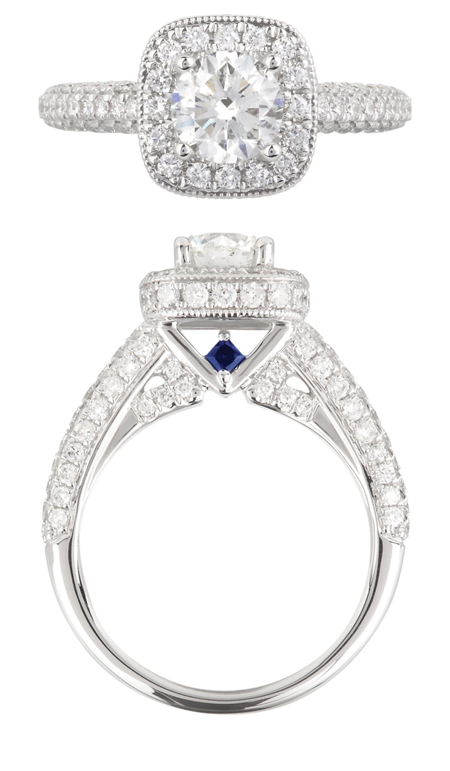 Vera Wang Diamond And Blue Sapphire Rings Top Sellers | bellvalefarms.com