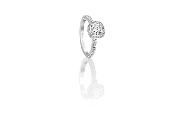 Boodles Cushion cut vintage ring £7,800