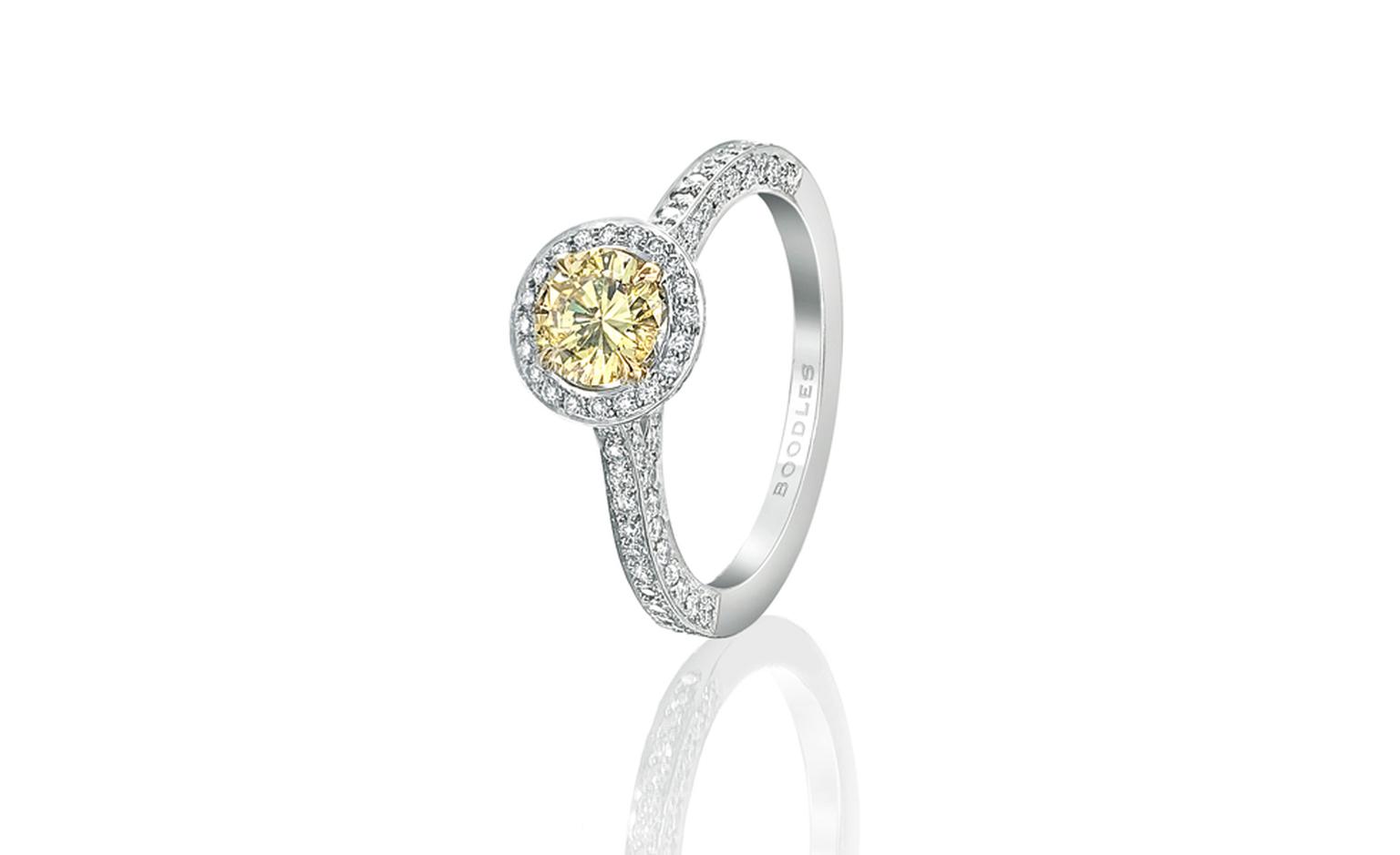 Boodles Vintage yellow diamond ring 15 000