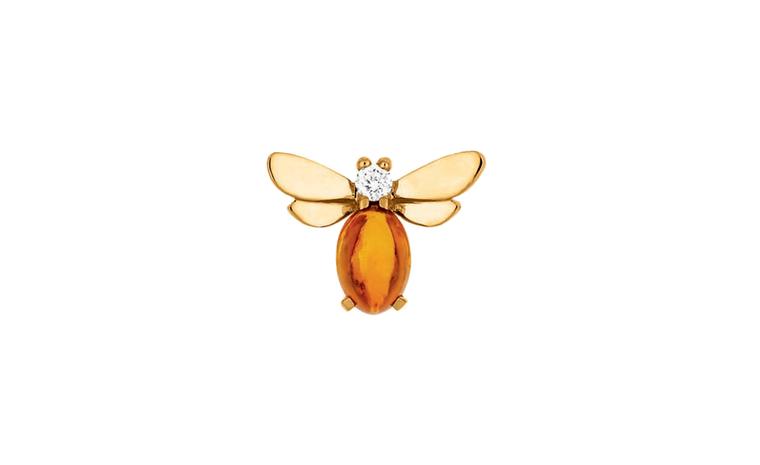 Chaumet, Honey Bee White Diamond and and Citrine Studs which retail at £640