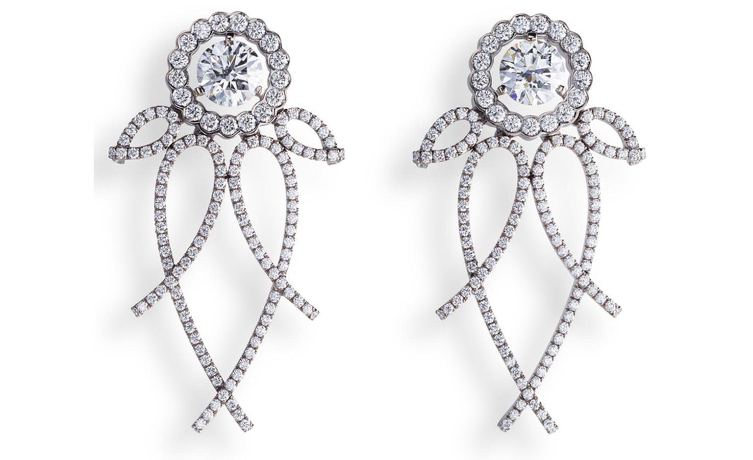 Fabergé Carnet de Bal Trelliage earrings. POA