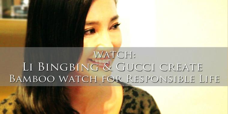 Li Bingbing talks to The Jewellery Editor about her new eco initiative with Gucci