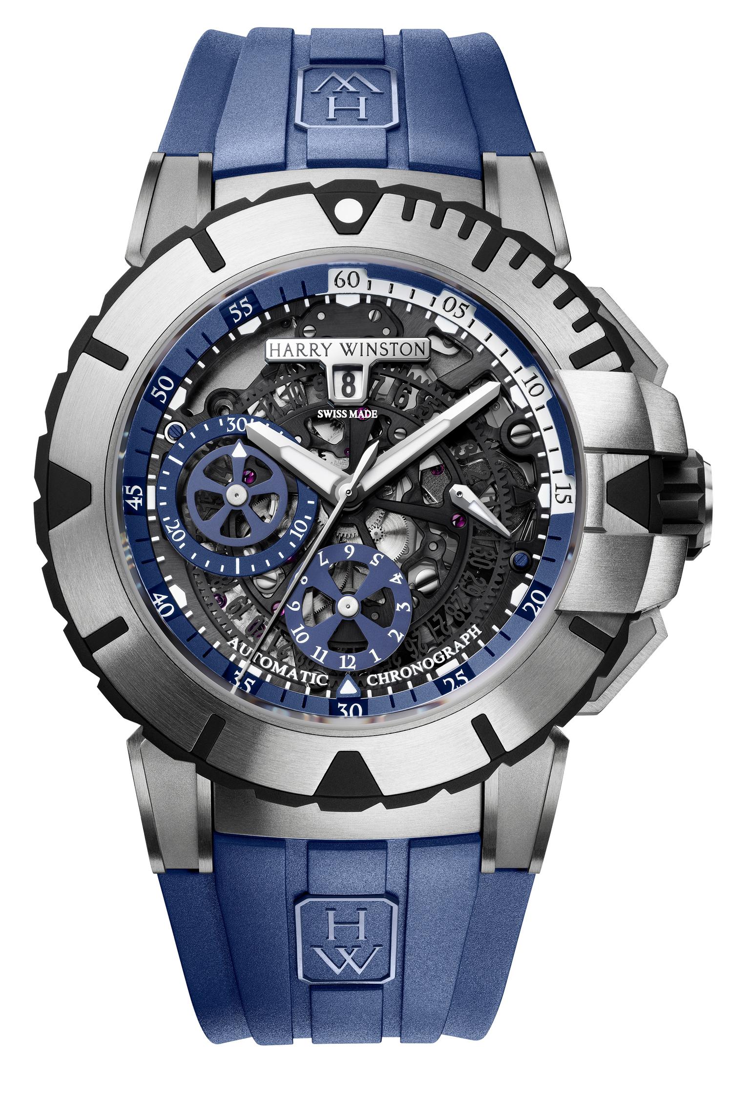 Harry Winston Ocean Sport Blue Chronograph_20130814_Zoom