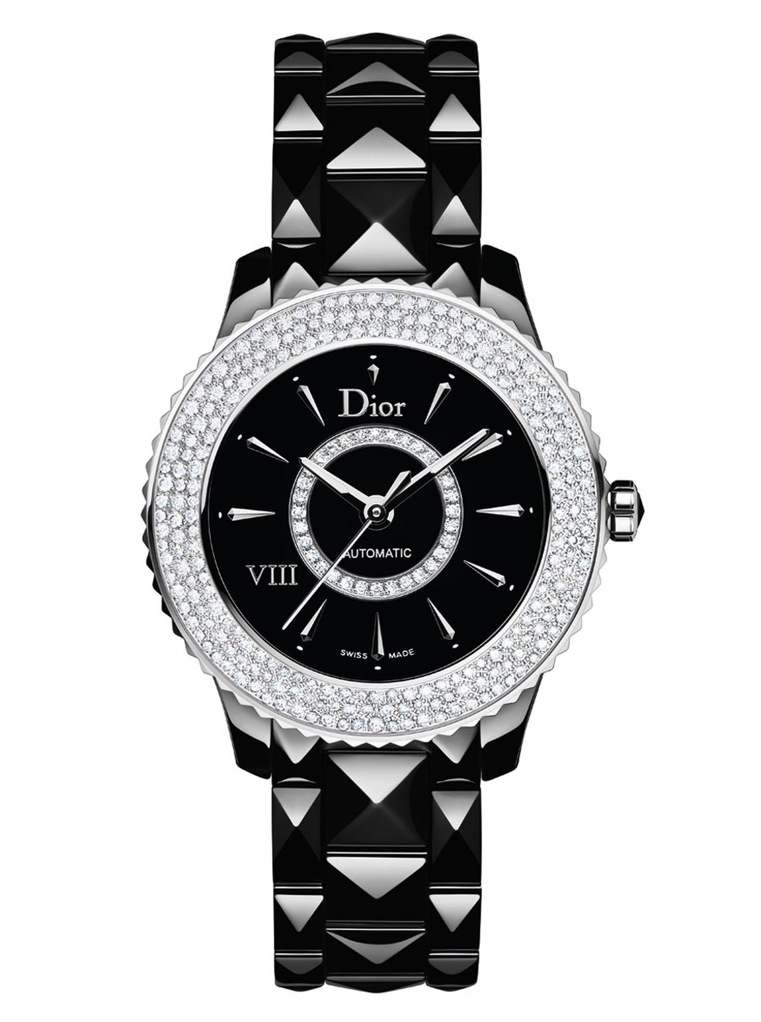 DIOR-VIII-BLACK-AUTO-DIAMOND-SNOW-SET-BEZEL-33mm