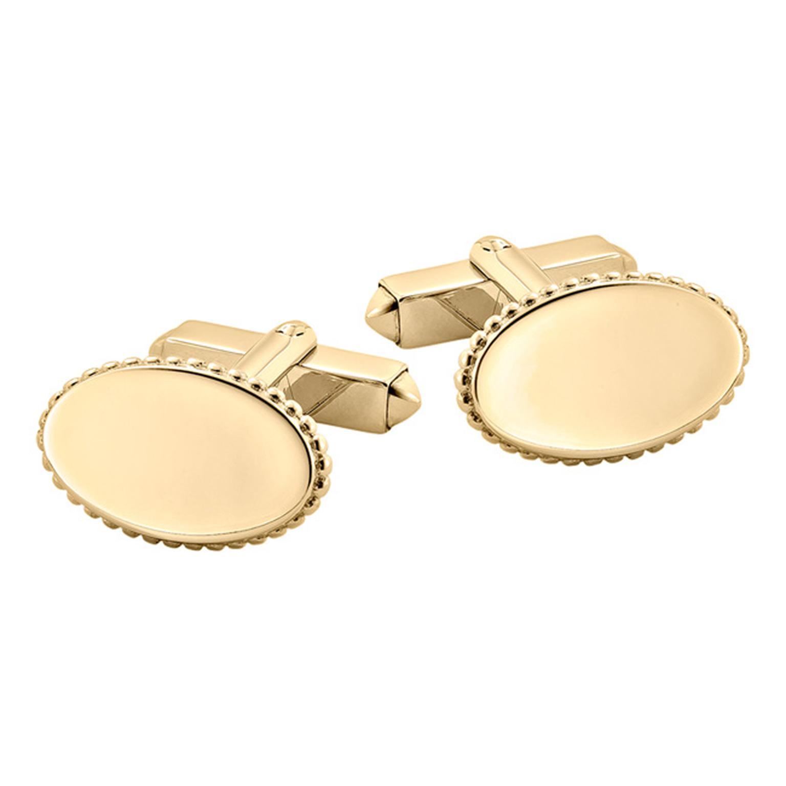 Mappin & Webb Plain Oval Yellow Gold Cufflinks_20131011_Main