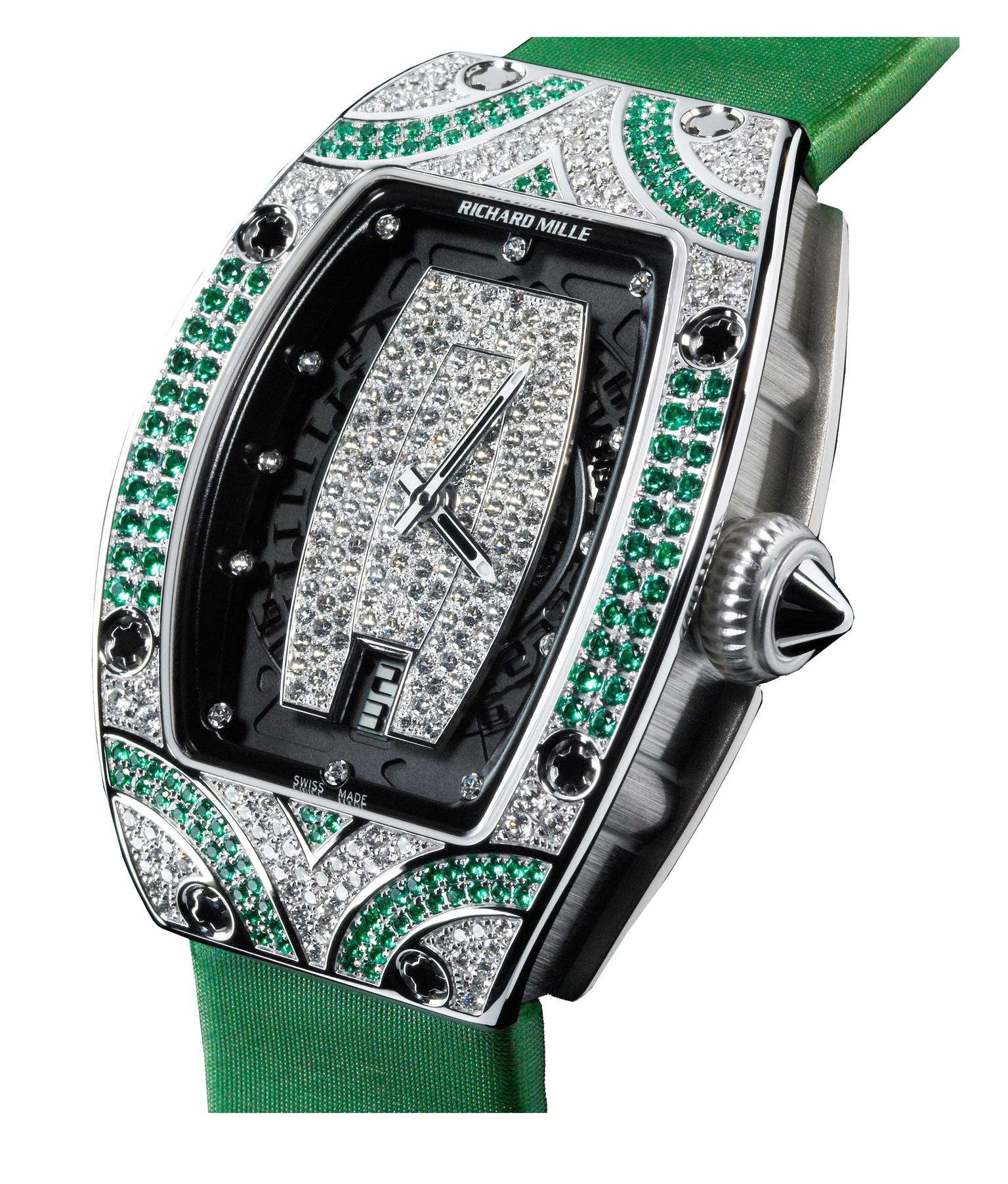 Richard Mille 007 emeralds and diamonds_20131017_Zoom