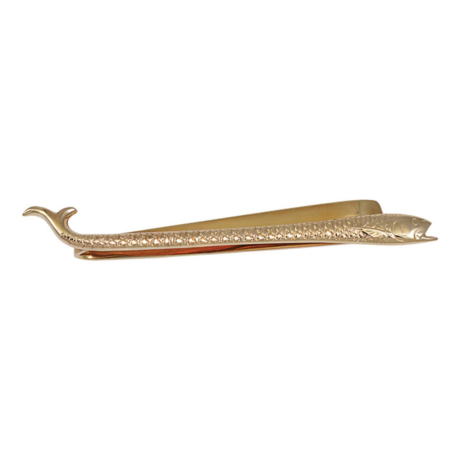 1stDibs TIFFANY & Co gold figural salmon tie bar_20131024_Main