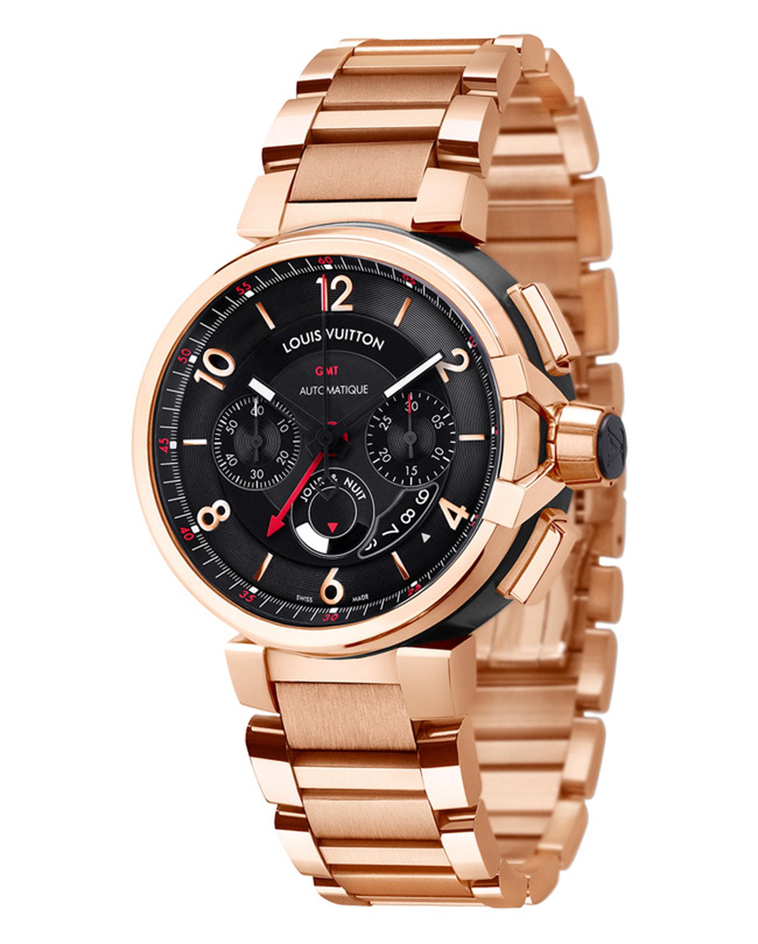 Louis Vuitton Tambour eVolution Chrono GMT rose gold_20131122_Main